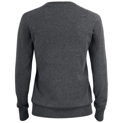Anthracite Melange - Back - Cutter & Buck Womens-Ladies Oakville Crew Neck Sweatshirt