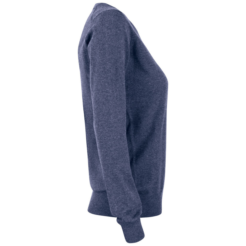 Navy Melange - Lifestyle - Cutter & Buck Womens-Ladies Oakville Crew Neck Sweatshirt