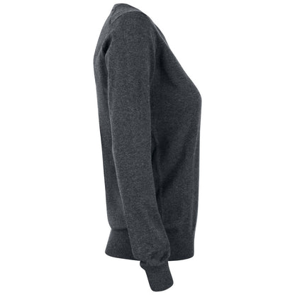 Anthracite Melange - Lifestyle - Cutter & Buck Womens-Ladies Oakville Crew Neck Sweatshirt