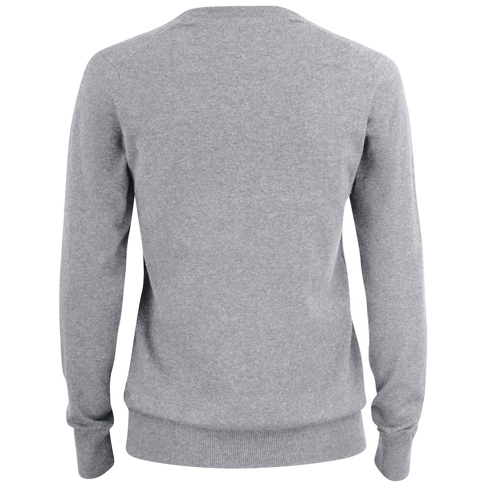 Grey Melange - Back - Cutter & Buck Womens-Ladies Oakville Crew Neck Sweatshirt
