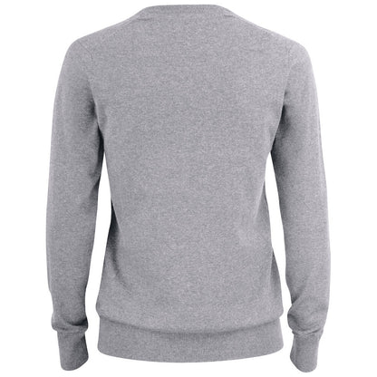 Grey Melange - Back - Cutter & Buck Womens-Ladies Oakville Crew Neck Sweatshirt