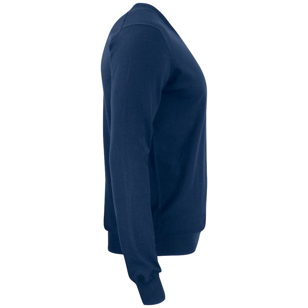 Dark Navy - Lifestyle - Cutter & Buck Mens Oakville V Neck Sweatshirt