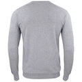 Grey Melange - Back - Cutter & Buck Mens Oakville V Neck Sweatshirt
