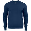 Dark Navy - Front - Cutter & Buck Mens Oakville V Neck Sweatshirt