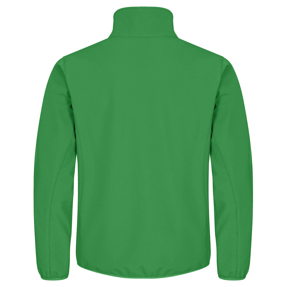 Apple Green - Back - Clique Mens Classic Soft Shell Jacket
