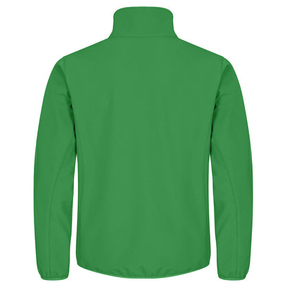 Apple Green - Back - Clique Mens Classic Soft Shell Jacket