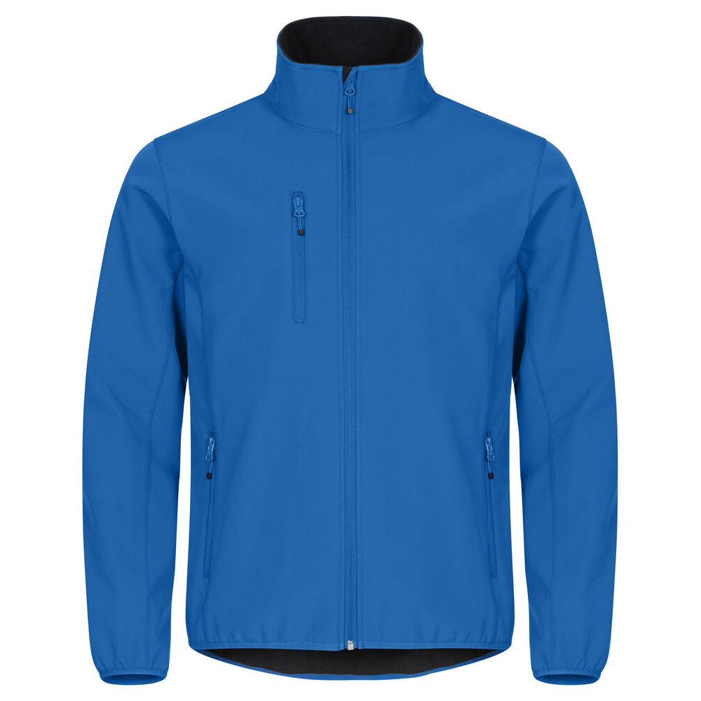 Royal Blue - Front - Clique Mens Classic Soft Shell Jacket