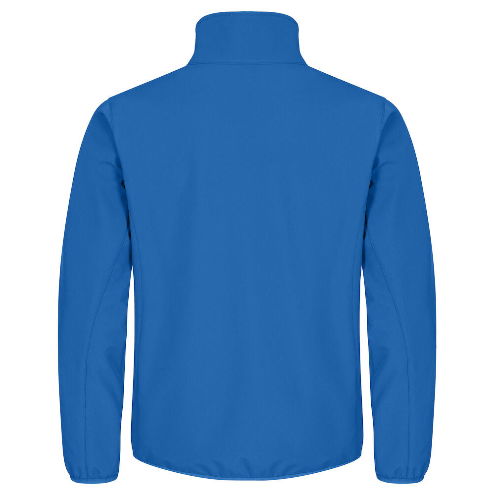 Royal Blue - Back - Clique Mens Classic Soft Shell Jacket