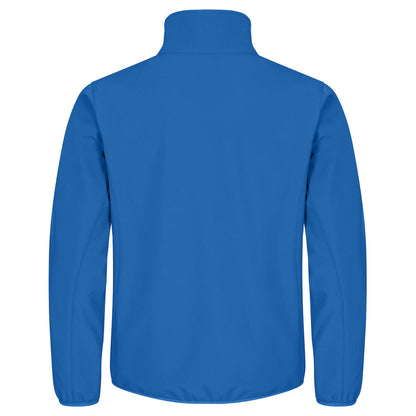 Royal Blue - Back - Clique Mens Classic Soft Shell Jacket