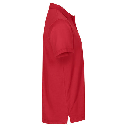 Red - Lifestyle - Clique Unisex Adult Single Jersey Polo Shirt