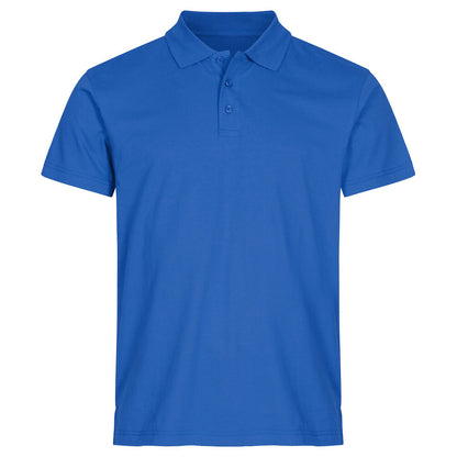 Royal Blue - Front - Clique Unisex Adult Single Jersey Polo Shirt