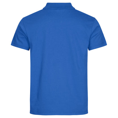 Royal Blue - Back - Clique Unisex Adult Single Jersey Polo Shirt
