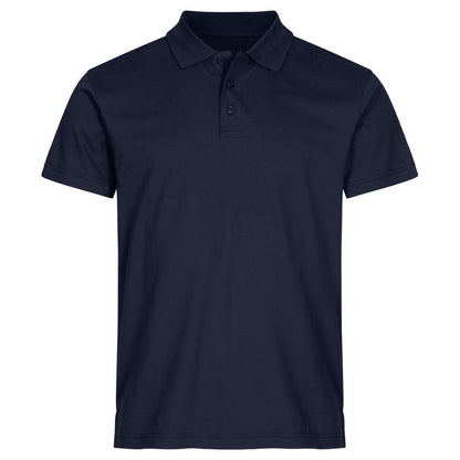 Dark Navy - Front - Clique Unisex Adult Single Jersey Polo Shirt