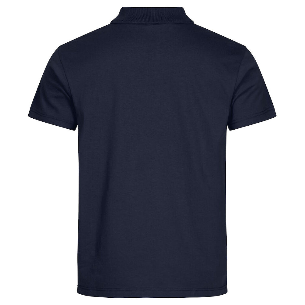 Dark Navy - Back - Clique Unisex Adult Single Jersey Polo Shirt