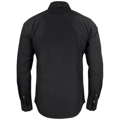 Black - Back - Cutter & Buck Mens Belfair Oxford Shirt