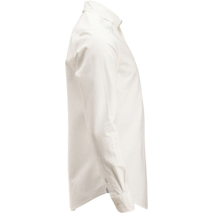 White - Lifestyle - Cutter & Buck Mens Belfair Oxford Shirt