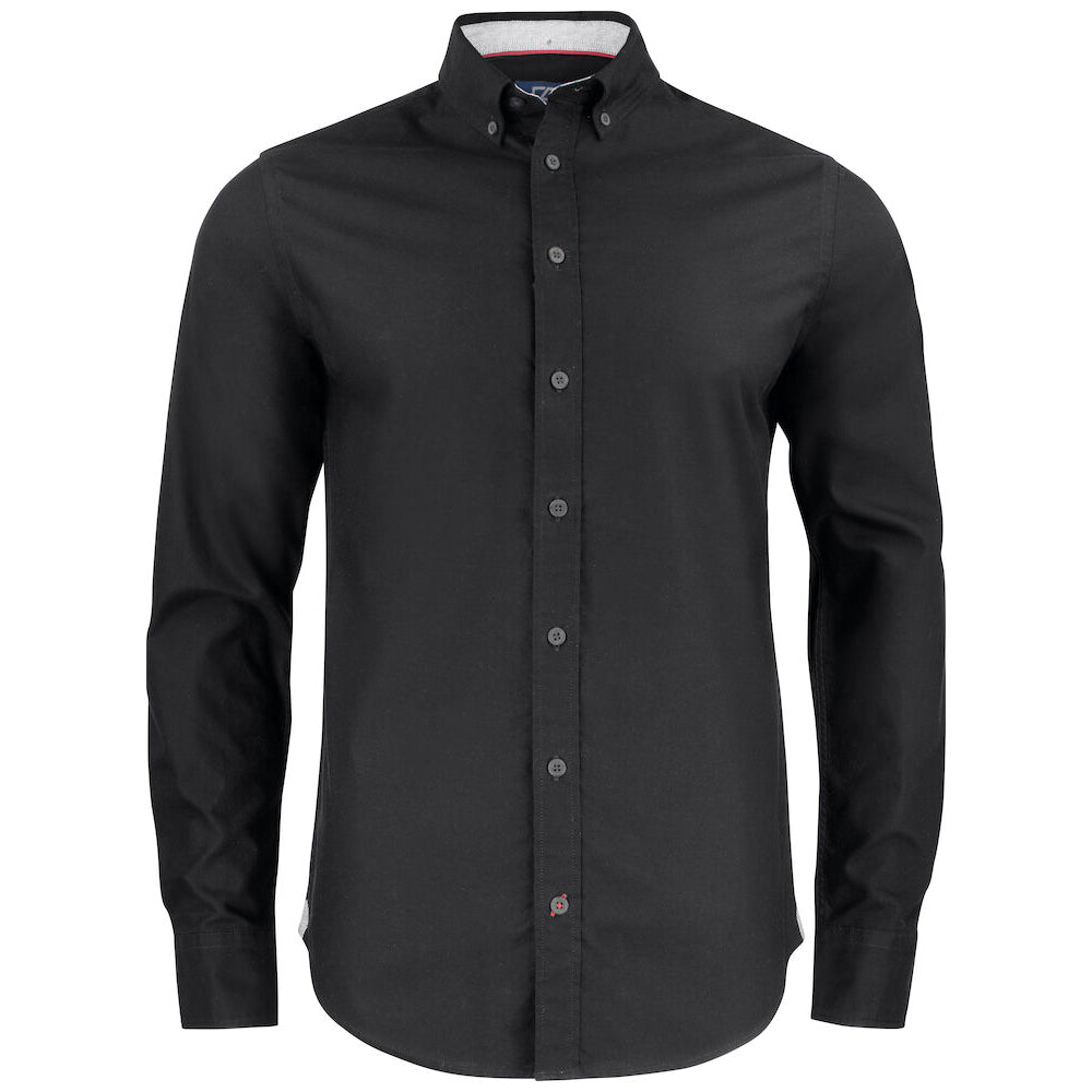 Black - Front - Cutter & Buck Mens Belfair Oxford Shirt