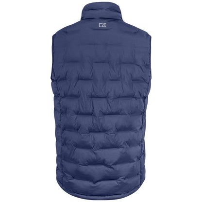Dark Navy - Back - Cutter & Buck Mens Baker Gilet