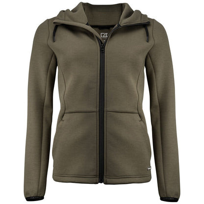 Ivy Green - Front - Cutter & Buck Womens-Ladies Pemberton Full Zip Hoodie