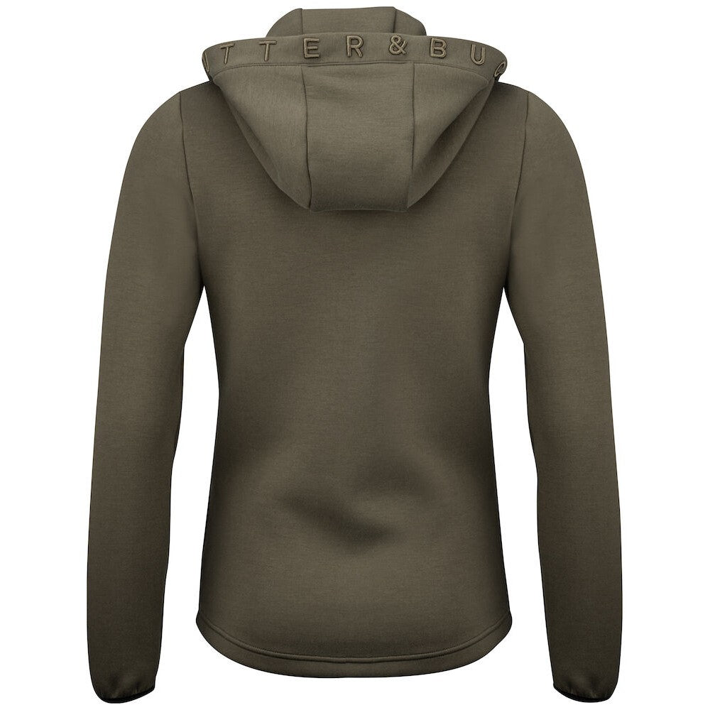 Ivy Green - Back - Cutter & Buck Womens-Ladies Pemberton Full Zip Hoodie