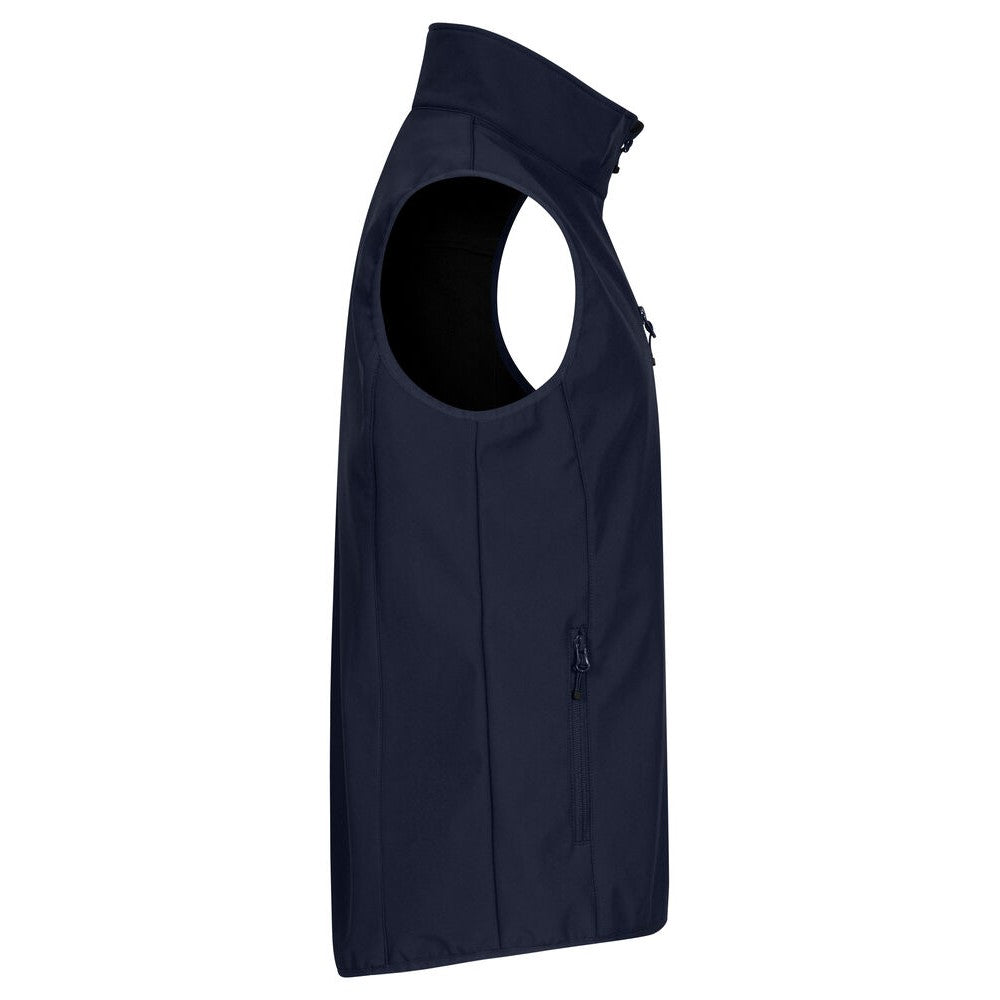 Dark Navy - Side - Clique Mens Classic Soft Shell Jacket