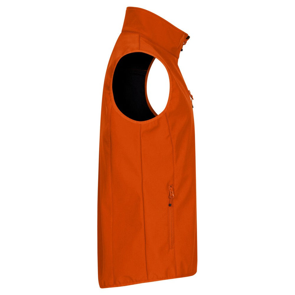 Blood Orange - Side - Clique Mens Classic Soft Shell Jacket