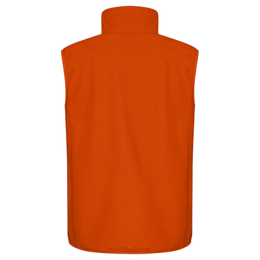 Blood Orange - Back - Clique Mens Classic Soft Shell Jacket