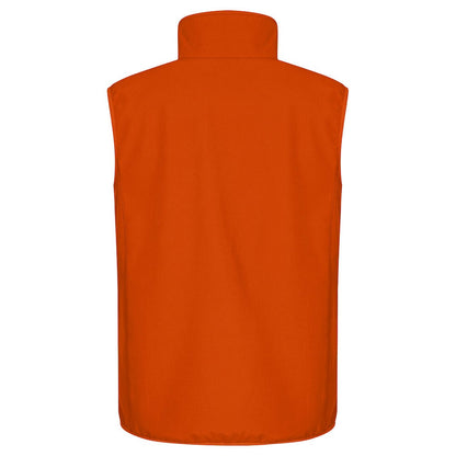 Blood Orange - Back - Clique Mens Classic Soft Shell Jacket
