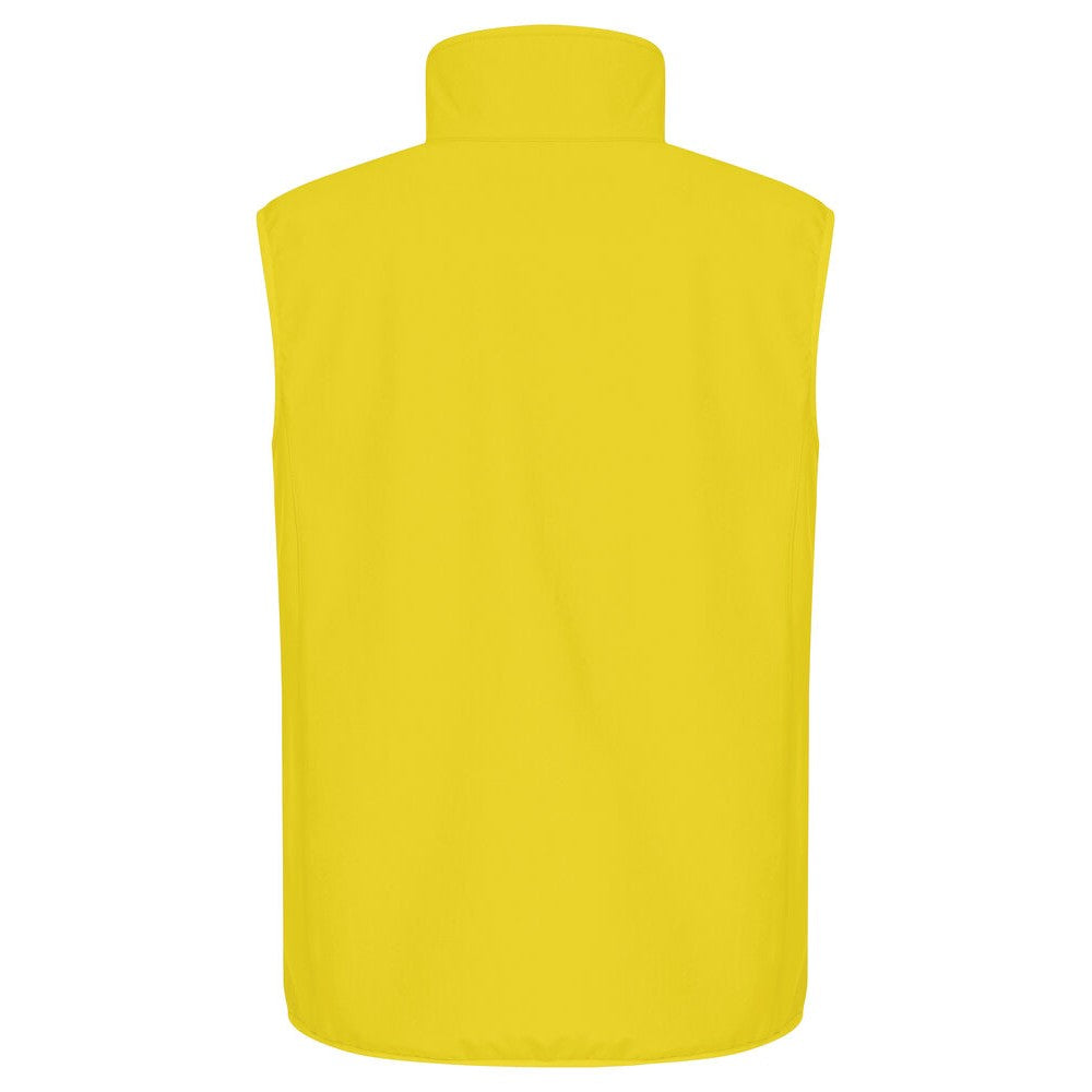 Yellow - Back - Clique Mens Classic Soft Shell Jacket