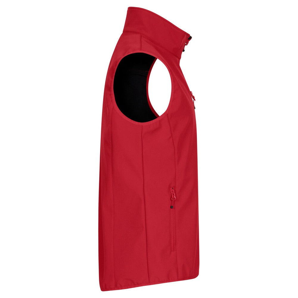 Red - Side - Clique Mens Classic Soft Shell Jacket