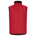 Red - Front - Clique Mens Classic Soft Shell Jacket