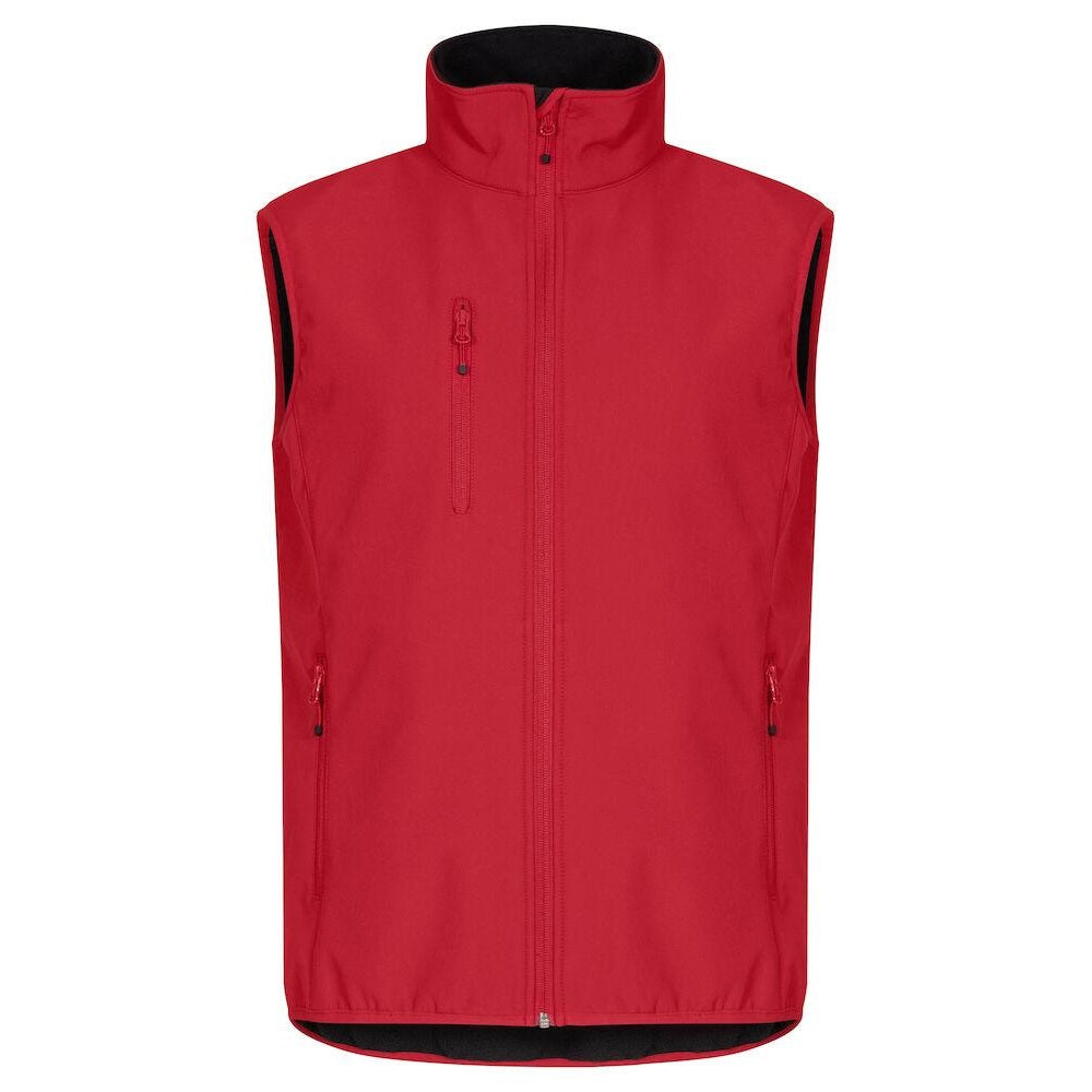 Red - Front - Clique Mens Classic Soft Shell Jacket