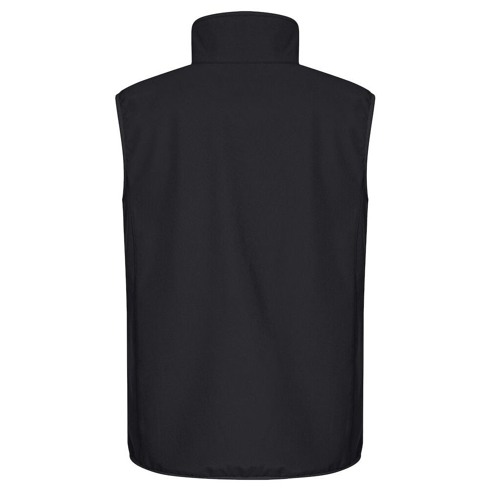 Black - Back - Clique Mens Classic Soft Shell Jacket