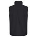 Black - Back - Clique Mens Classic Soft Shell Jacket