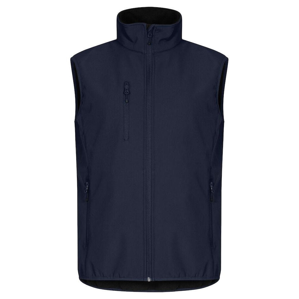 Dark Navy - Front - Clique Mens Classic Soft Shell Jacket