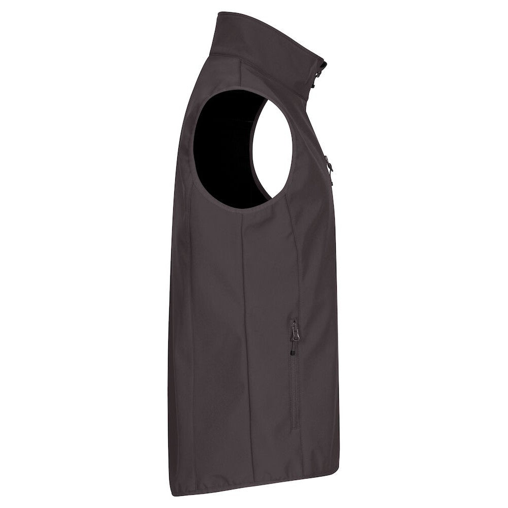 Dark Grey - Side - Clique Mens Classic Soft Shell Jacket