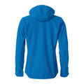 Royal Blue - Back - Clique Womens-Ladies Plain Soft Shell Jacket