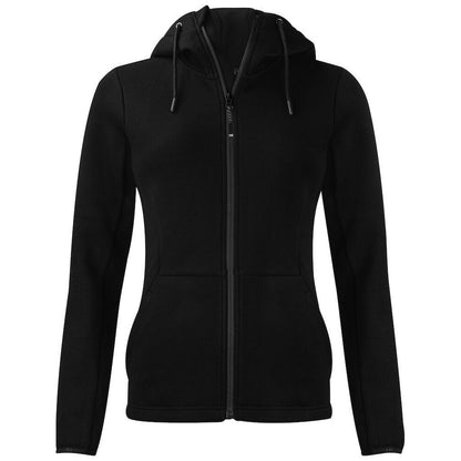 Black - Front - Cutter & Buck Womens-Ladies Pemberton Full Zip Hoodie