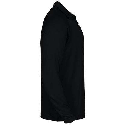 Black - Side - Cutter & Buck Mens Coos Bay Half Zip Top
