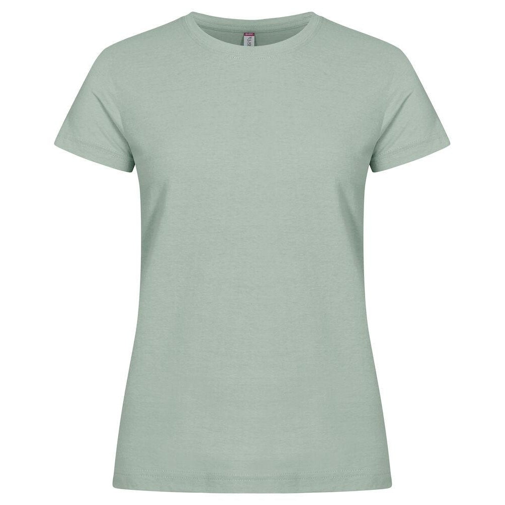 Sage Green - Front - Clique Womens-Ladies Basic T-Shirt