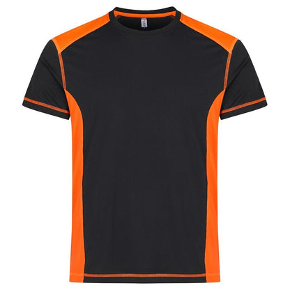 Visibility Orange - Front - Clique Mens Ambition Visibility T-Shirt