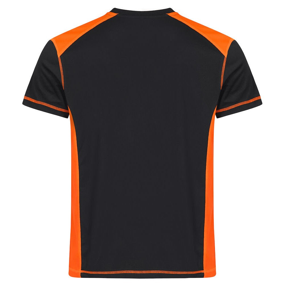 Visibility Orange - Back - Clique Mens Ambition Visibility T-Shirt