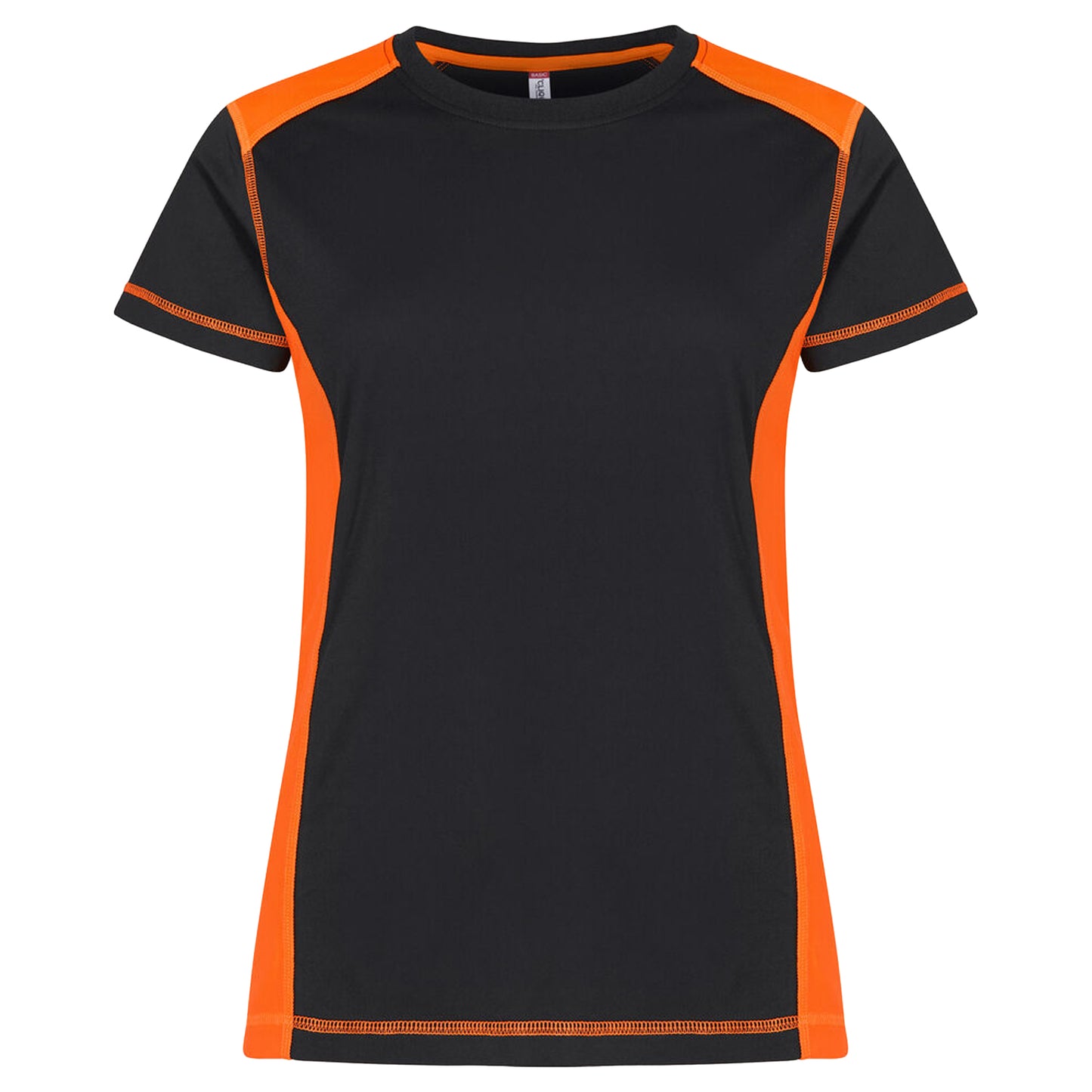 Visibility Orange - Front - Clique Womens-Ladies Ambition T-Shirt