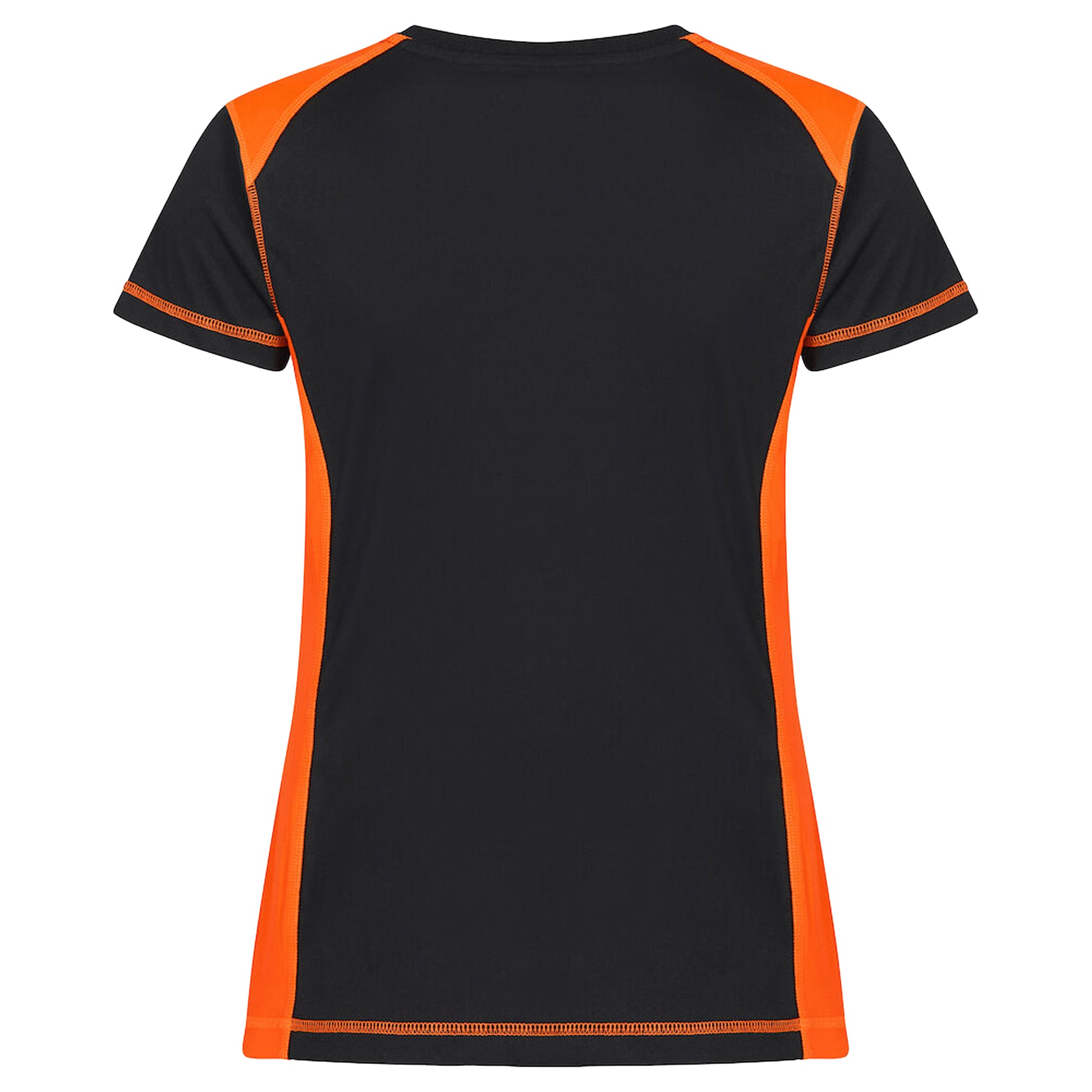 Visibility Orange - Back - Clique Womens-Ladies Ambition T-Shirt