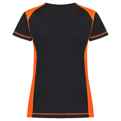 Visibility Orange - Back - Clique Womens-Ladies Ambition T-Shirt