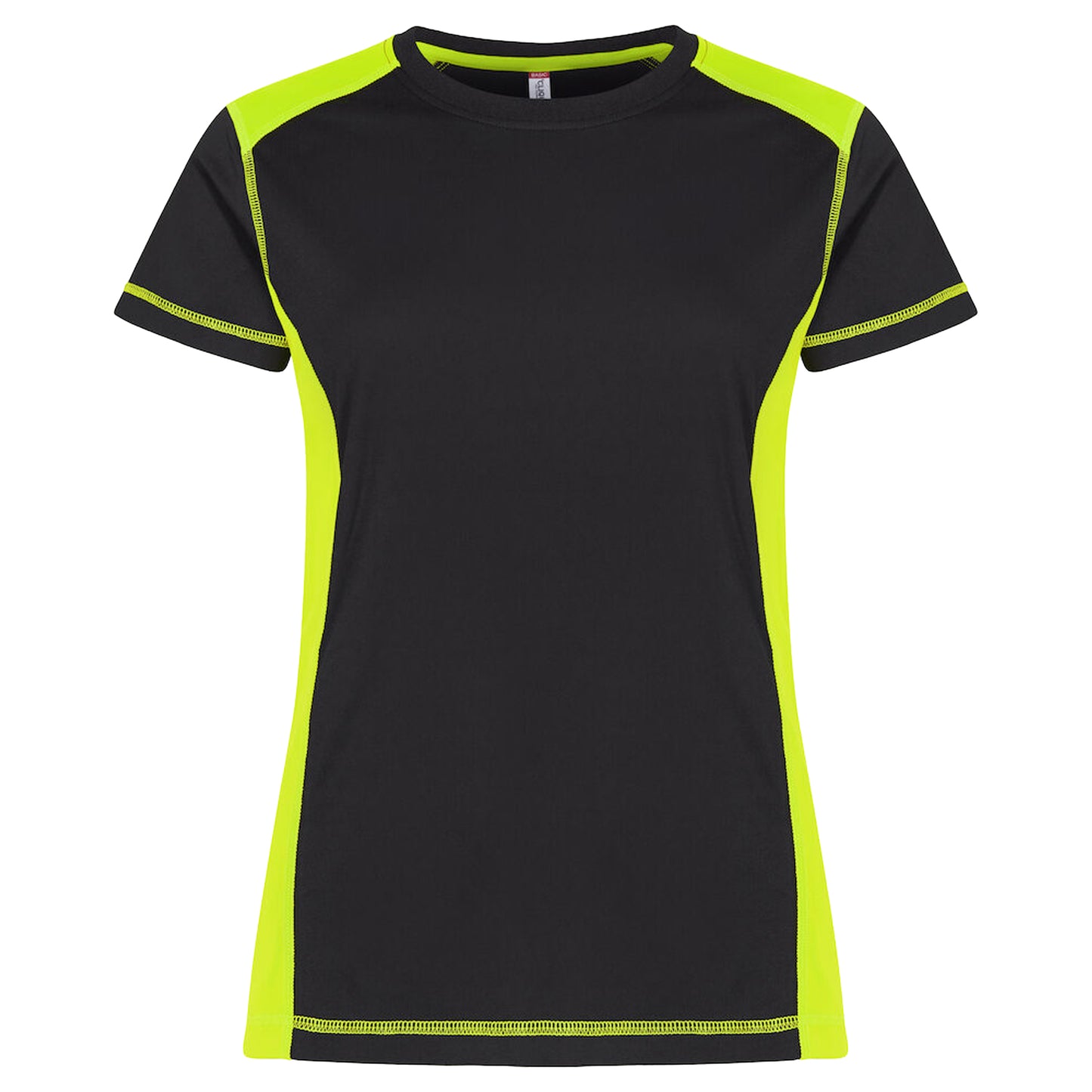 Visibility Yellow - Front - Clique Womens-Ladies Ambition T-Shirt