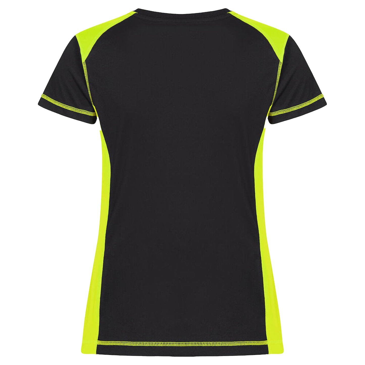 Visibility Yellow - Back - Clique Womens-Ladies Ambition T-Shirt