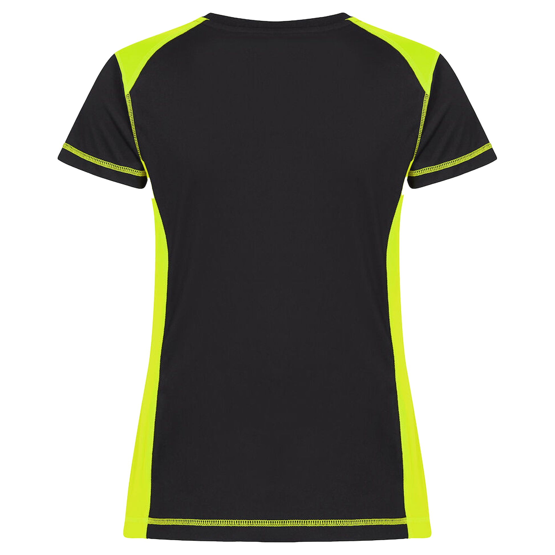 Visibility Yellow - Back - Clique Womens-Ladies Ambition T-Shirt