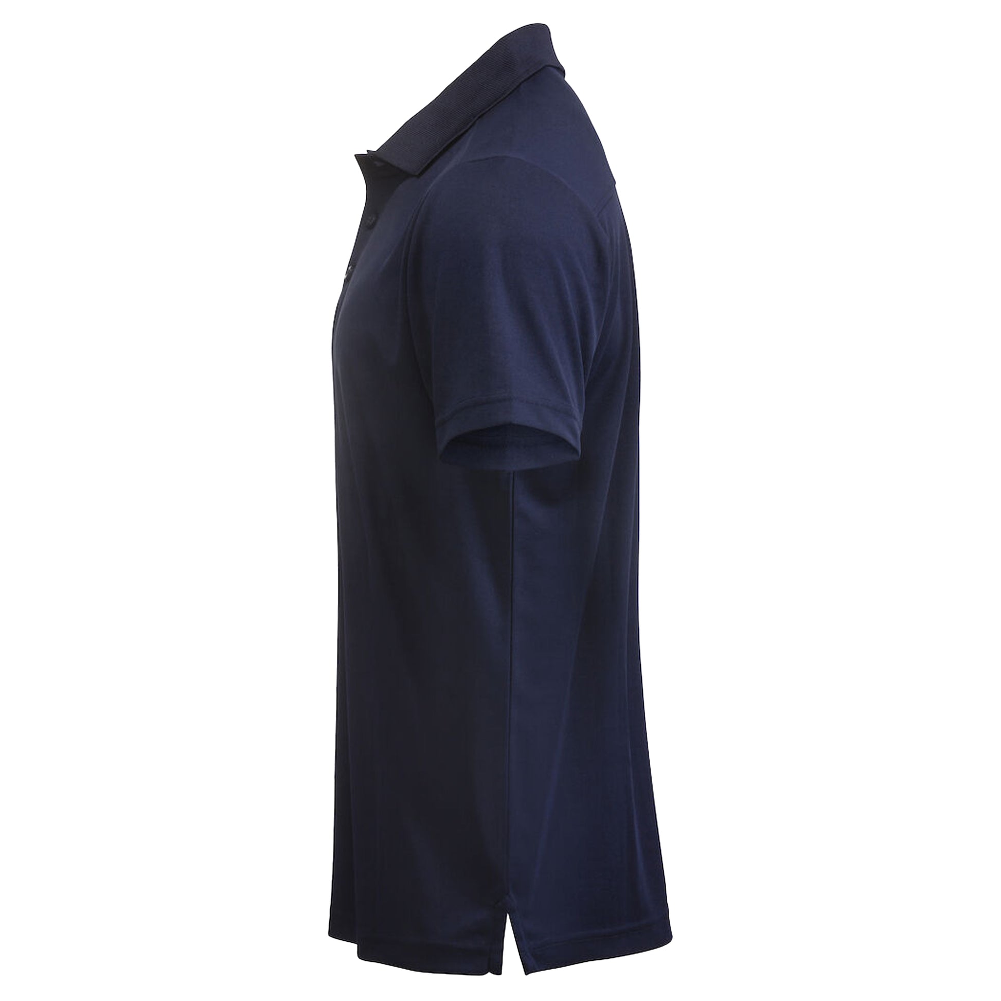Dark Navy - Side - Cutter & Buck Mens Kelowna Polo Shirt