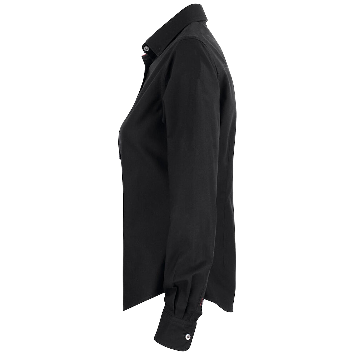 Black - Side - Cutter & Buck Womens-Ladies Belfair Shirt